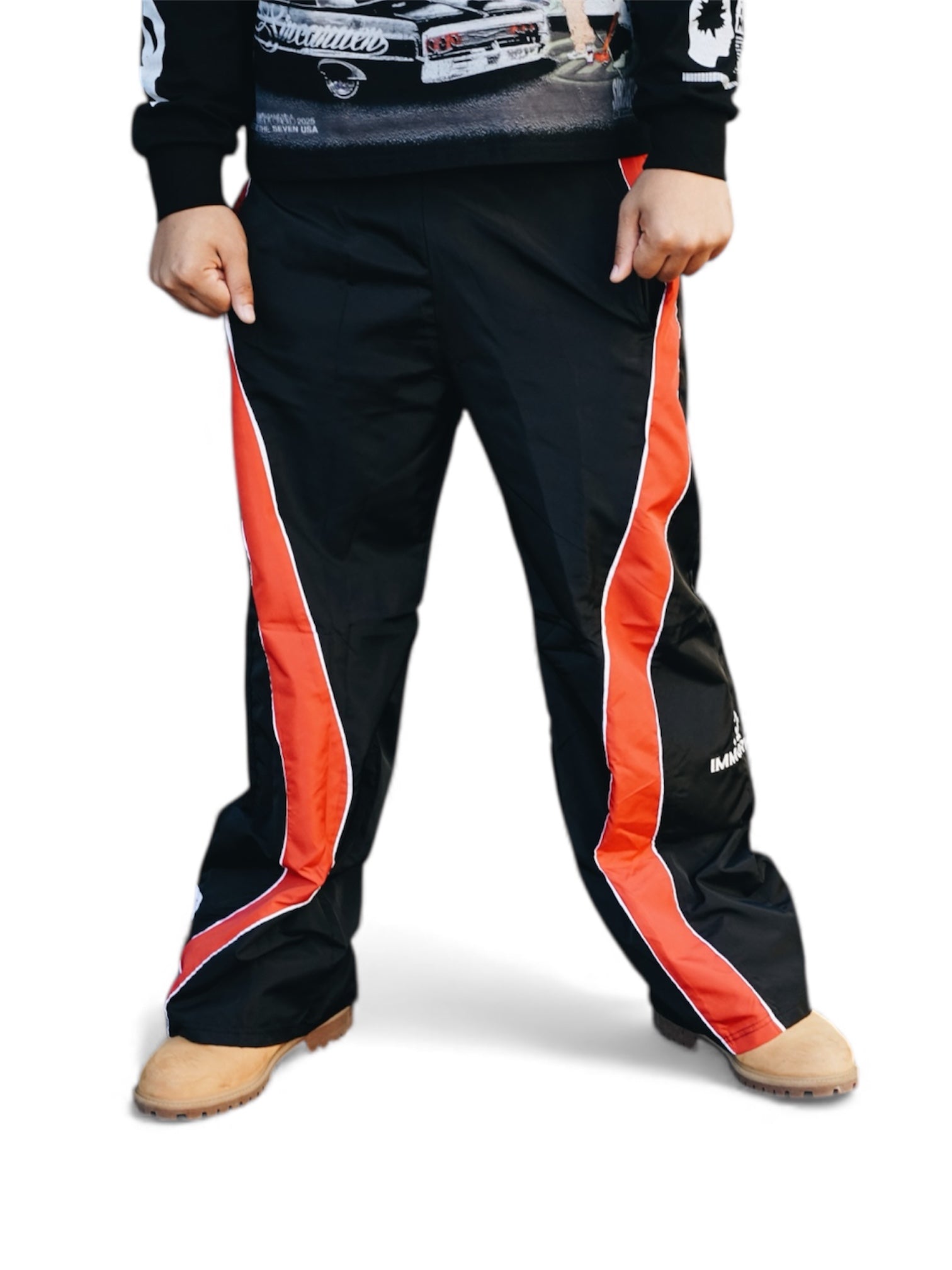 3B Track Pants Red Trim